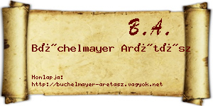 Büchelmayer Arétász névjegykártya
